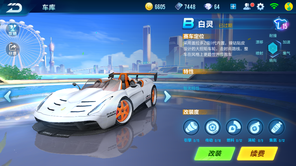 qq飛車手游白靈白鴿哪個好？白靈白鴿的外觀性能全剖析截圖