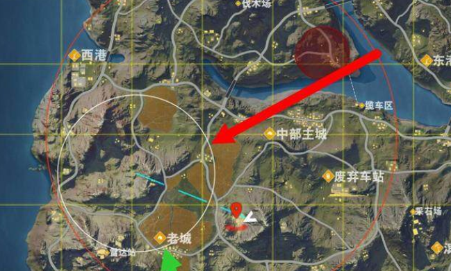 荒野行动里面怎么看图 看地图的详细攻略截图