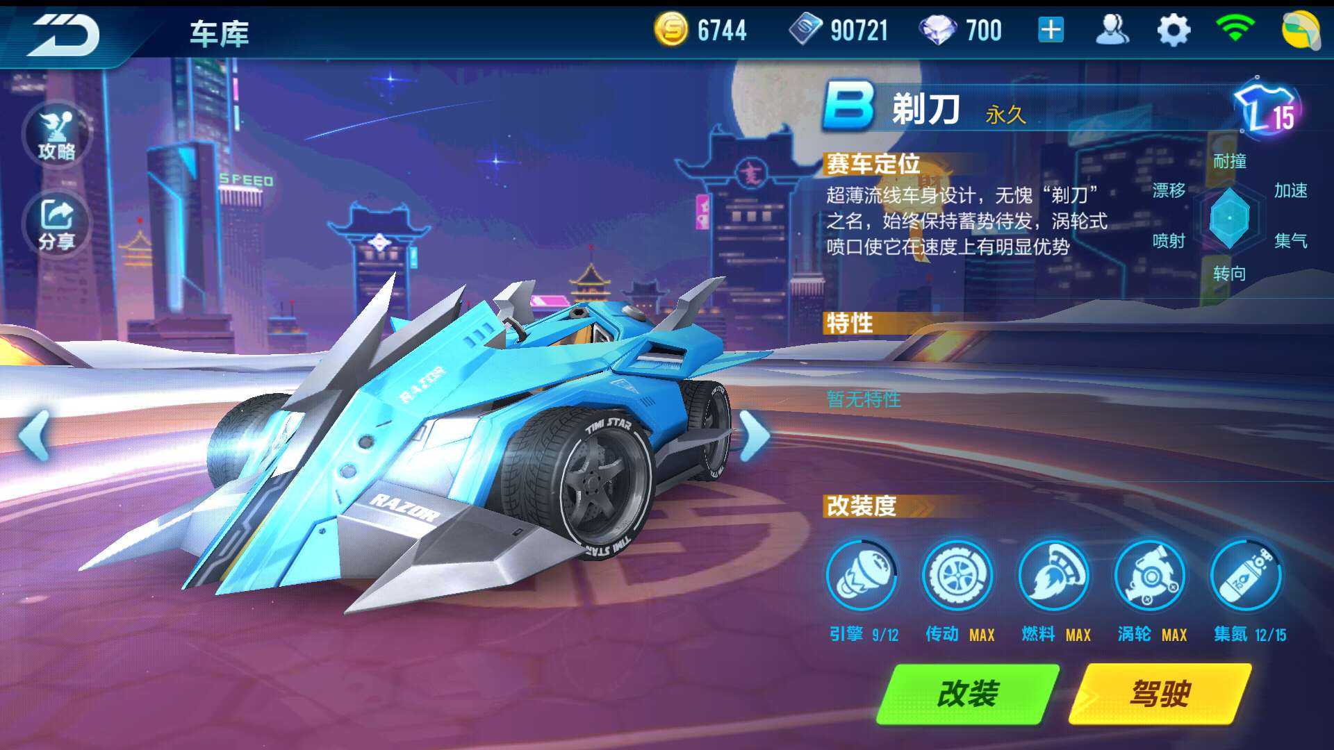qq飛車剃刀怎么改裝最好，剃刀改裝解析截圖