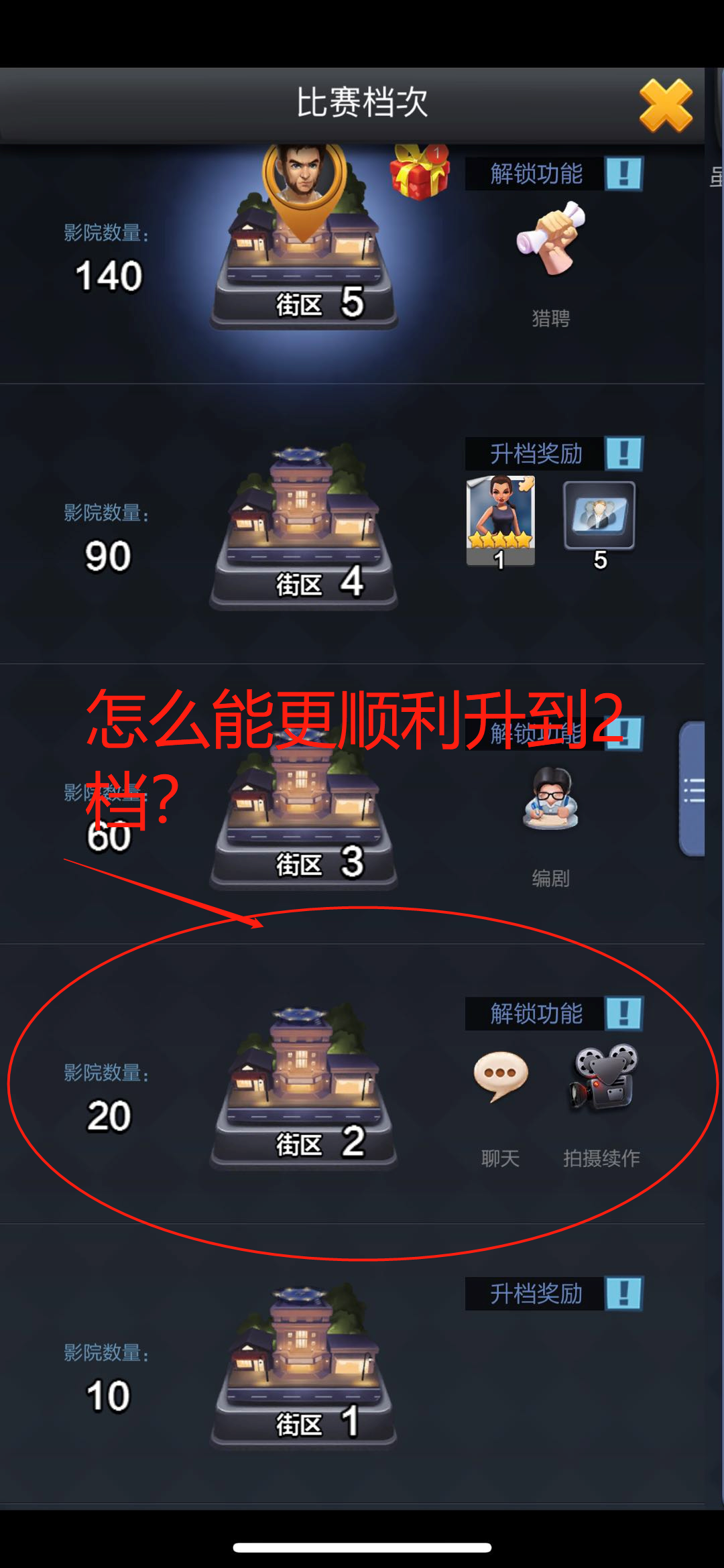 想要发展的更平稳？小编教你票房大卖王怎么升2档！截图