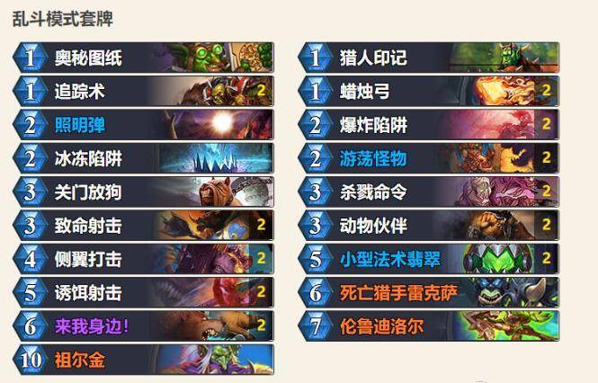 炉石传说最新野兽猎卡组怎么玩 这里教你过截图