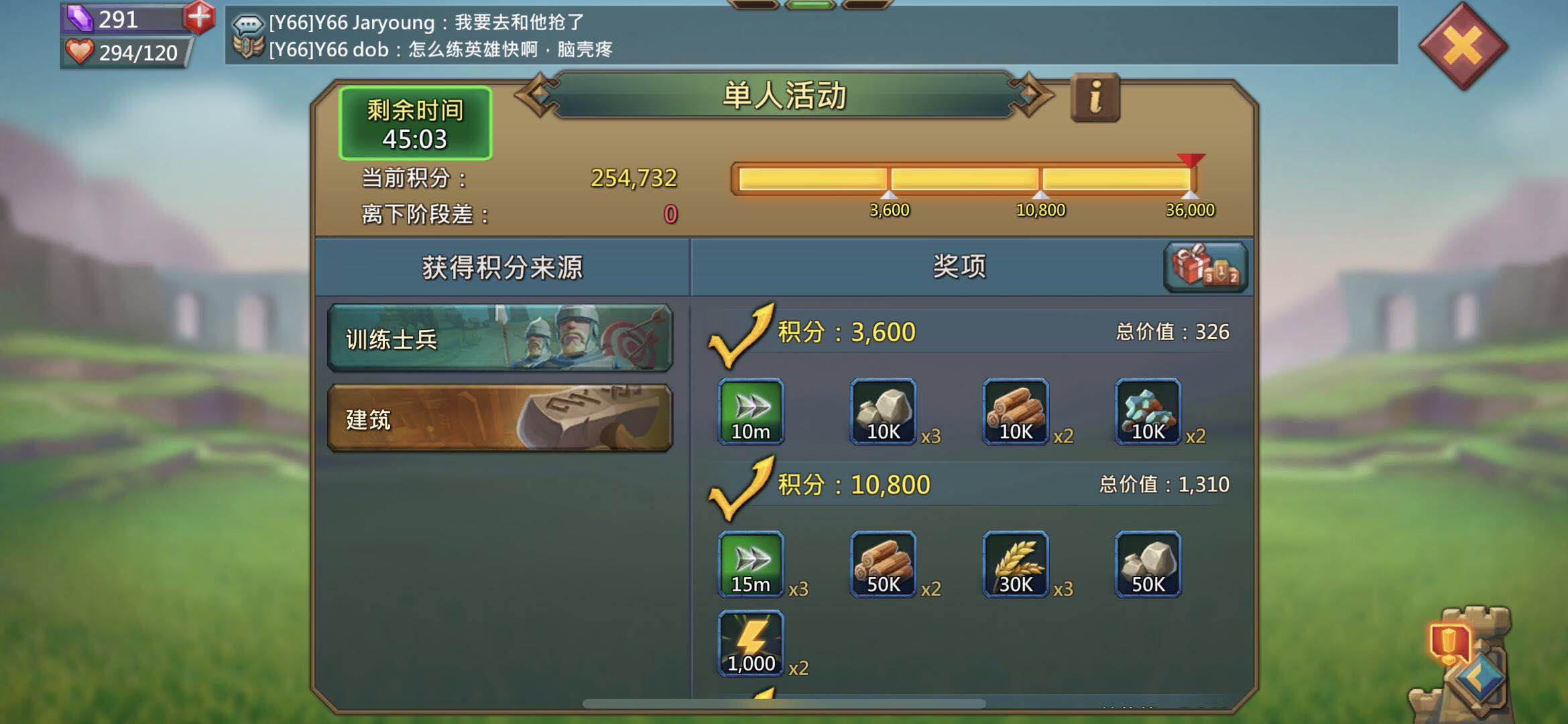 想要獲取到更多的活動(dòng)獎(jiǎng)勵(lì)？小編教你王國(guó)紀(jì)元怎么加活躍度！截圖