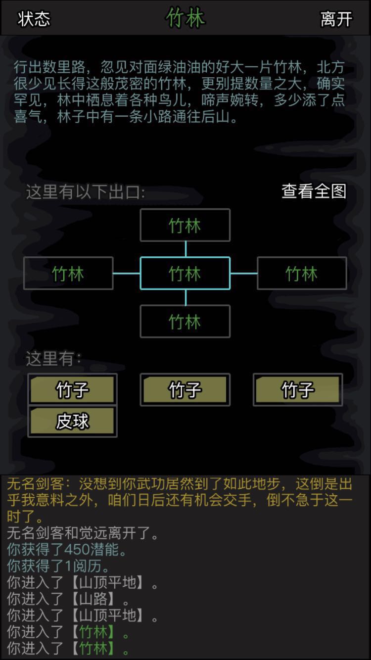 放置江湖19章怎么通关竹林？教你自由进出竹林截图