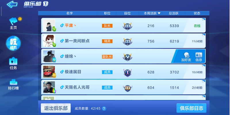 秘密小窍门：跑跑卡丁车车队队长怎么移交截图