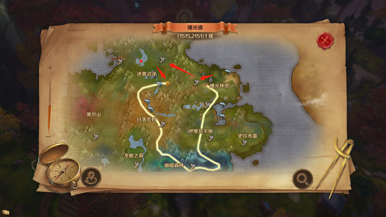 萬王之王3d手游佛格村怎么去？自動(dòng)尋路比較久截圖