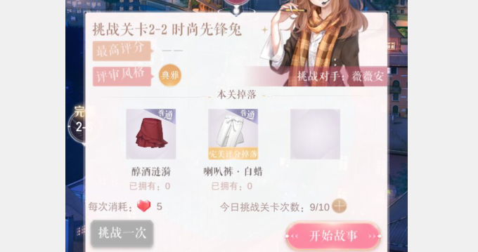 醇酒漣漪：閃耀暖暖時(shí)尚先鋒兔怎么過(guò)？截圖