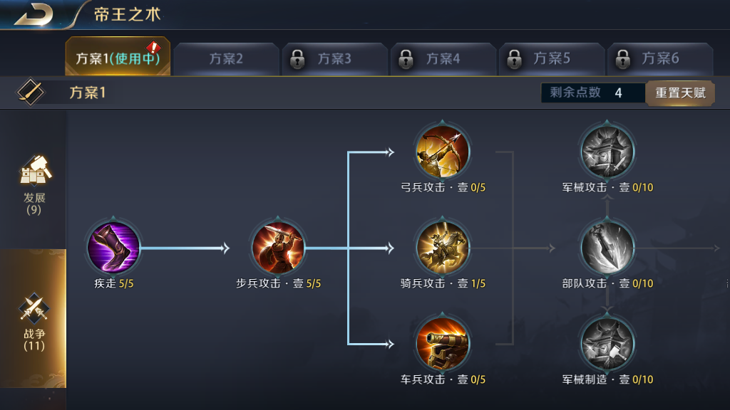 真龙霸业11-1怎么过，官爵和帝王之术天赋助你通关截图