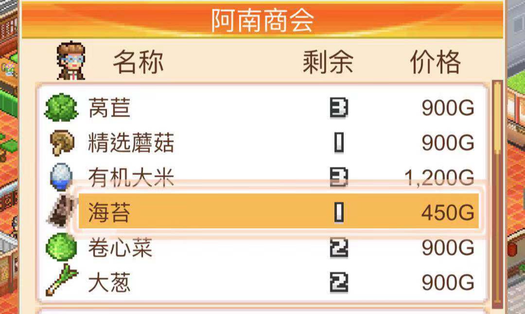 醬油的作用 美食夢(mèng)物語醬油怎么獲得截圖