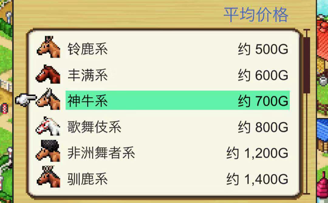 如何判断血统好不好 赛马牧场物语血统怎么样截图