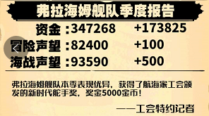资金与声望，小小航海士海报钱怎么提升？截图