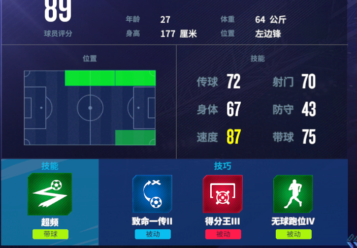 梦想足球球员有哪些好用 好用的球员盘点截图