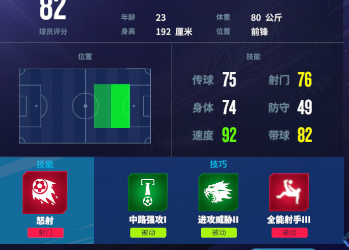 梦想足球开局球员选谁好 三大开局球员优劣分析截图