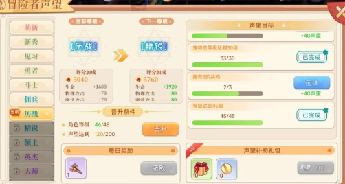 永恒岛声望攻略大全 永恒岛声望怎么刷截图