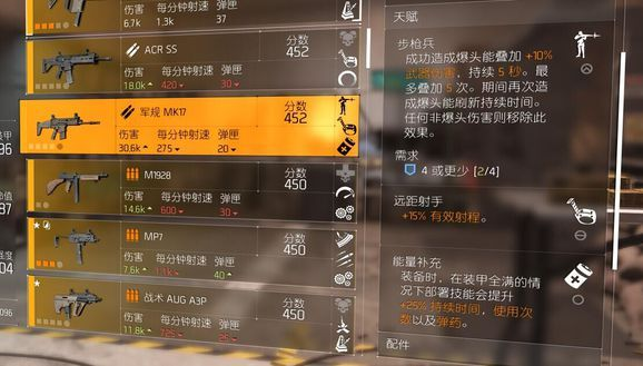 全境封鎖2完美警戒是什么 完美警戒天賦屬性介紹截圖