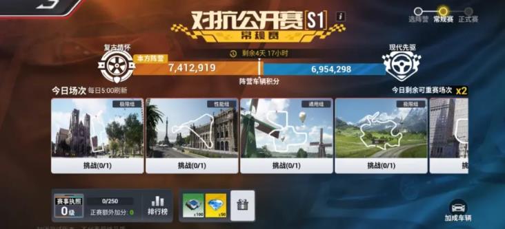 巔峰極速對(duì)抗公開賽怎么玩 巔峰極速對(duì)抗公開賽玩法介紹截圖