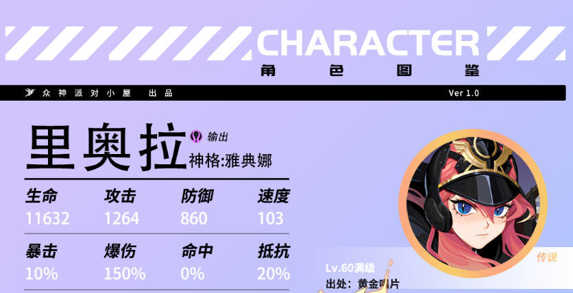 众神派对人物介绍一览 角色人物介绍截图