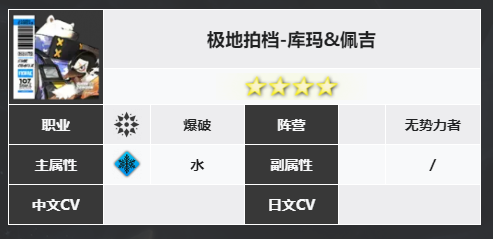 白夜極光庫(kù)瑪佩吉技能介紹一覽 瑪佩吉角色強(qiáng)度解析截圖