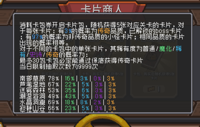 元?dú)怛T士前傳怎么解鎖卡片商人 元?dú)怛T士前傳解鎖卡片商人的方法截圖