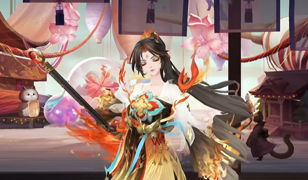 阴阳师妖刀姬流火映真皮肤怎么样 阴阳师妖刀姬流火映真介绍截图