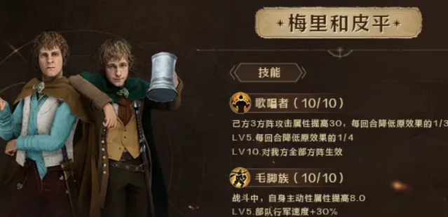 指环王纷争梅里和皮平怎么玩 指环王纷争梅里和皮平玩法攻略