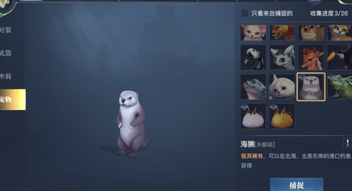 黎明之海海獺寵物怎么獲得 黎明之海海獺寵物獲得方式截圖