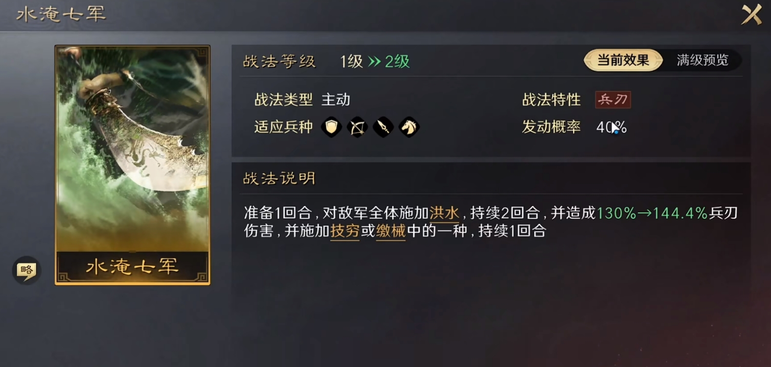 三國謀定天下水淹七軍怎么樣 三國謀定天下水淹七軍戰(zhàn)法解析截圖