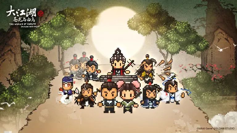 大江湖之苍龙与白鸟是像素风吗 大江湖之苍龙与白鸟游戏画风介绍截图