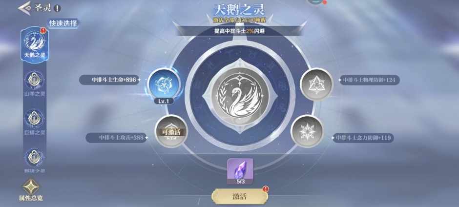 圣斗士星矢重生2圣靈是什么 圣靈系統(tǒng)玩法介紹截圖