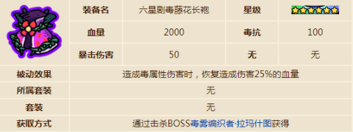 英勇之地剧毒藤花长袍怎么样 英勇之地手游剧毒藤花长袍介绍截图