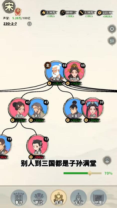 三国人生怎么生孩子 三国人生生孩子的方式分享截图