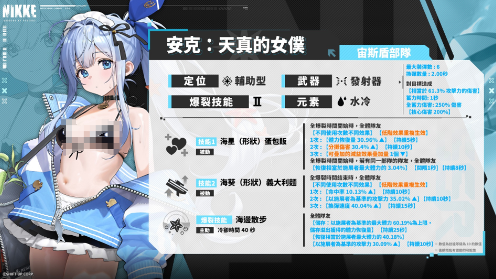 勝利女神新的希望安克天真的女仆介紹 勝利女神新的希望安克天真的女仆技能