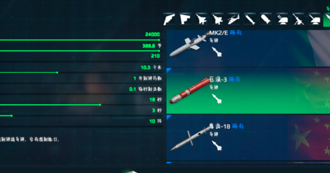 现代战舰导弹怎么选择 现代战舰导弹哪个好