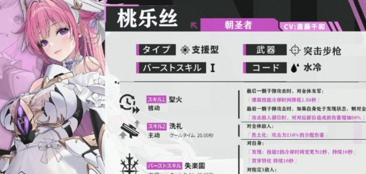 勝利女神新的希望桃樂(lè)絲技能分享 勝利女神新的希望桃樂(lè)絲什么技能截圖