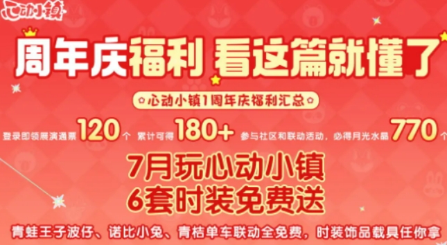 心動小鎮(zhèn)周年慶活動介紹 心動小鎮(zhèn)周年慶活動有什么截圖