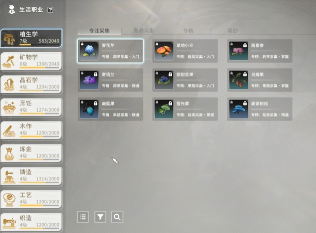星痕共鳴生活職業(yè)有哪些 星痕共鳴生活職業(yè)介紹截圖