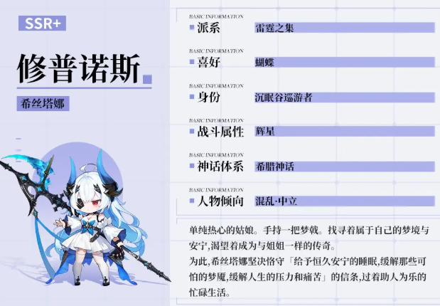時隙之旅修普諾斯怎么樣 時隙之旅修普諾斯角色介紹截圖