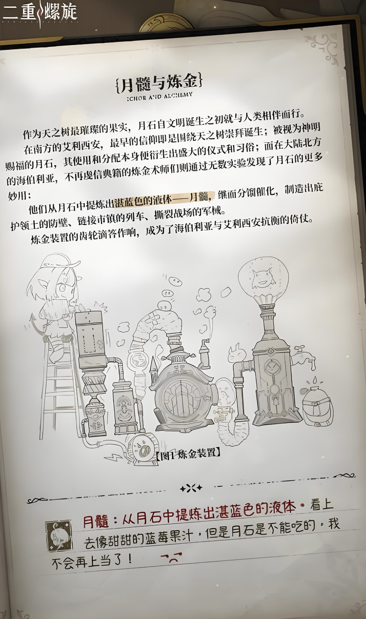 二重螺旋月髓與煉金全解析 二重螺旋月髓與煉金機(jī)制詳解截圖