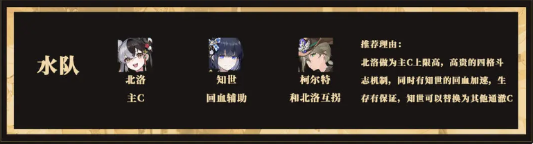 輝燼水隊(duì)怎么搭配 輝燼手游水隊(duì)搭配攻略截圖