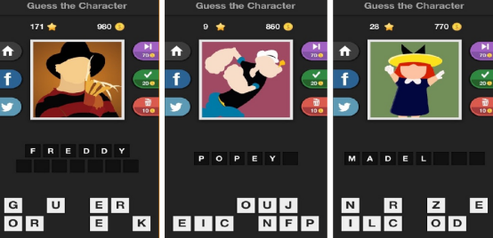 有趣的猜人名游戲有哪些