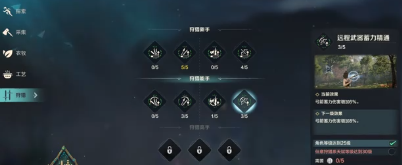荒野起源天賦加點(diǎn)推薦 荒野起源天賦熟練度刷法截圖
