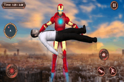 模擬鋼鐵俠游戲手機(jī)版有哪些 2025好玩的鋼鐵俠手游排名截圖