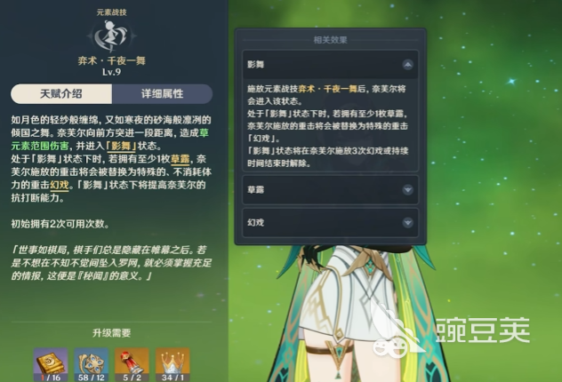 原神奈芙爾畢業(yè)面板屬性提升全攻略：最優(yōu)培養(yǎng)方向解析截圖