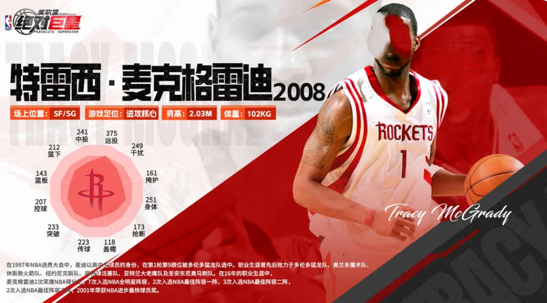 美職籃絕對巨星特雷西角色強(qiáng)度如何 美職籃絕對巨星特雷西角色詳情介紹截圖